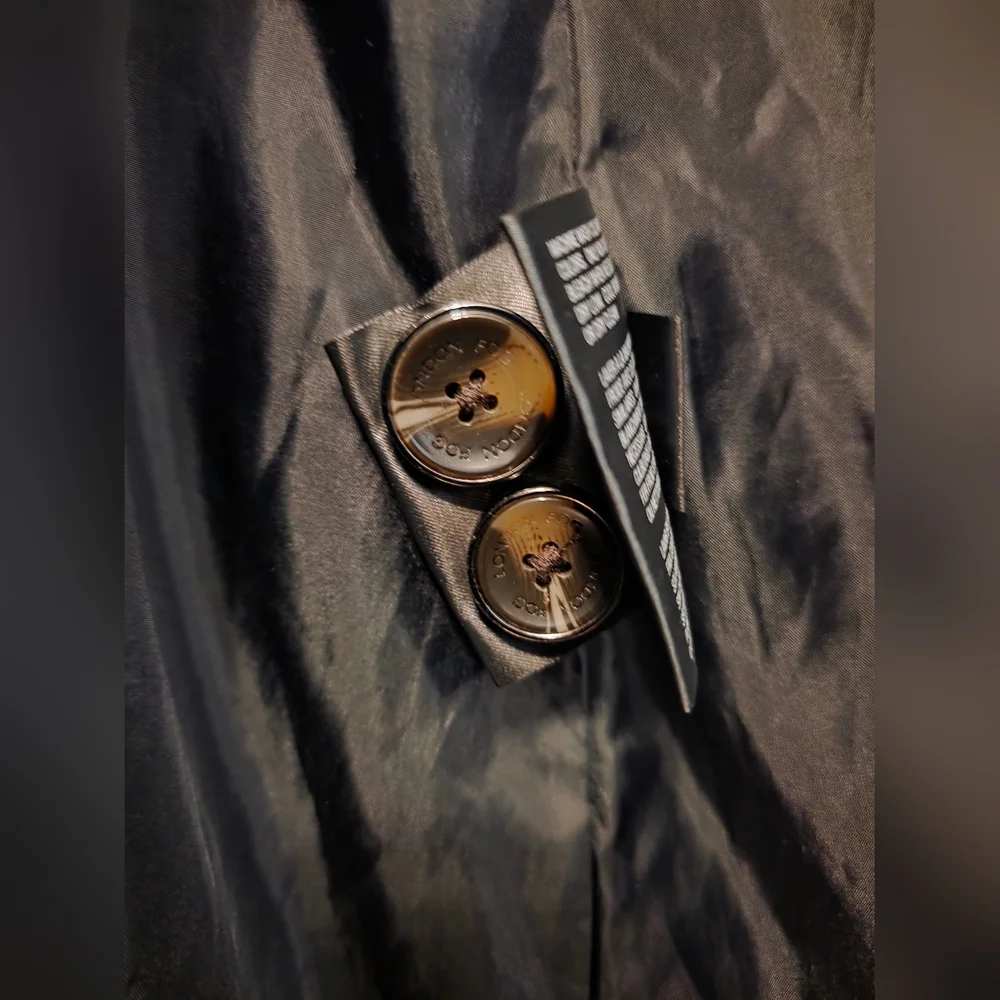 Women's London Fog Hooded Trench Coat - Picture 8 of 9